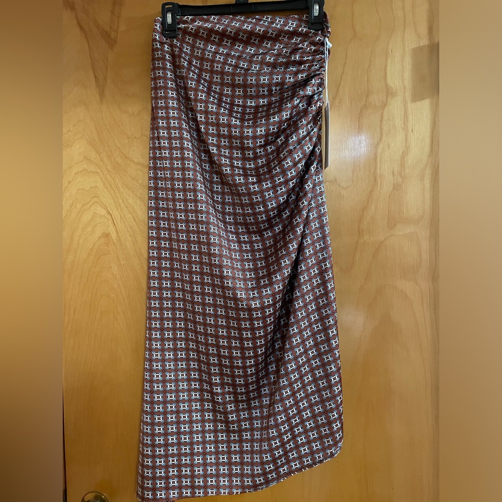 Bishop & Young Asymmetrical MIDI Skirt NWT Size Small